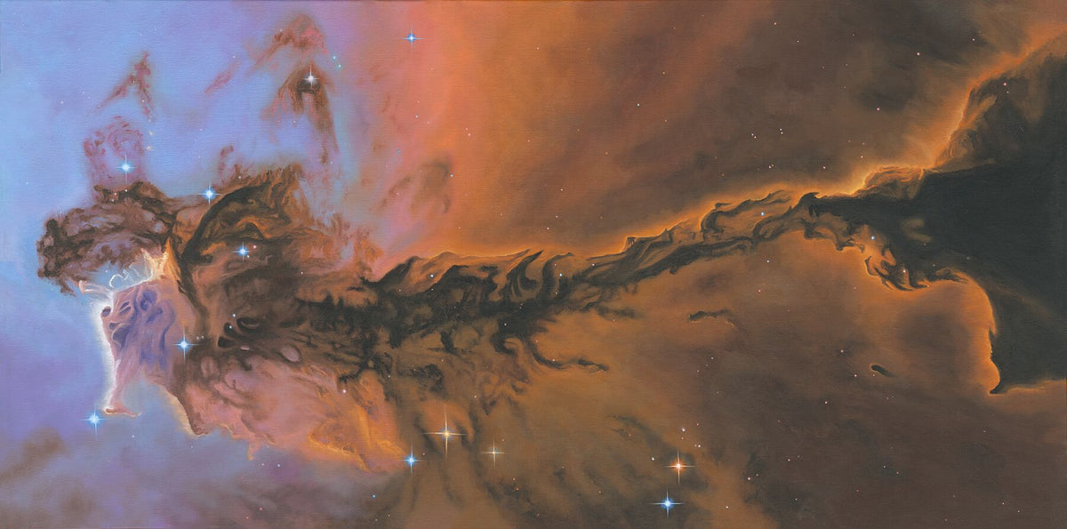 Nebula that looks like a leviathan skull