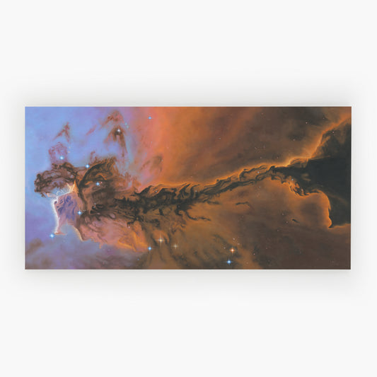 Nebula print example with white background